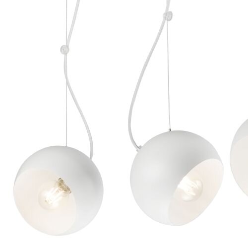 Pendelleuchte COURTNEY Weiß Metall 3-flmg Modern