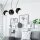 Hängeleuchte Wohnzimmer Modern Schwarz Weiß 3-flmg