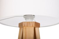 Lampe de table éclairage rétro bois...