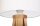 Lampe de table éclairage rétro bois trépied 46cm