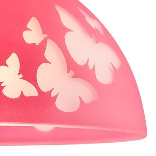 Lampe de chambre denfant fille Rose ronde Lampe