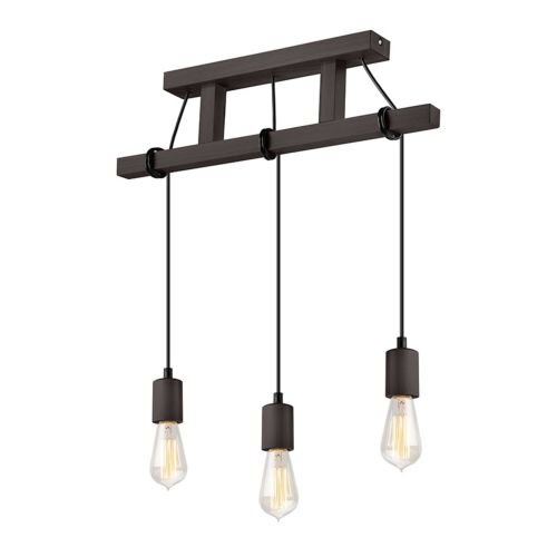 Suspension AMIDA Marron Moderne longue table à manger