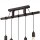 Braun Lampe suspendue en bois 5-flmg longue table à manger