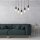 Braun Lampe suspendue en bois 5-flmg longue table à manger