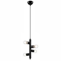 Suspension Salon Moderne Noir Métal