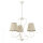 Kronleuchter Beige Landhaus Stoff Esstisch Lampe
