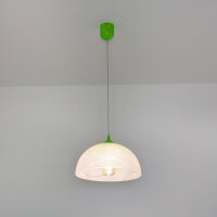 Hängeleuchte ADANIA Grün Retro rund Wohnzimmer