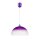 Suspension lilas verre rond table à manger rétro ADANIA