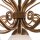 Hängeleuchte Shabby Braun antik Metall 5-flammig