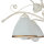 Shabby Weiß Pendelleuchte Metall 5-flmg Esstisch