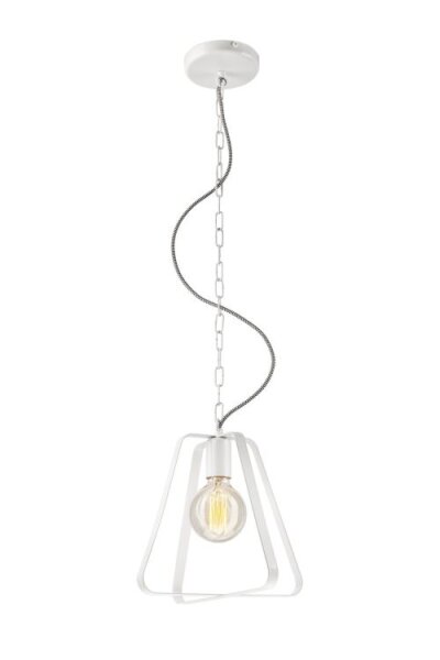Lampe suspendue Blanc Métal Table à manger Design moderne