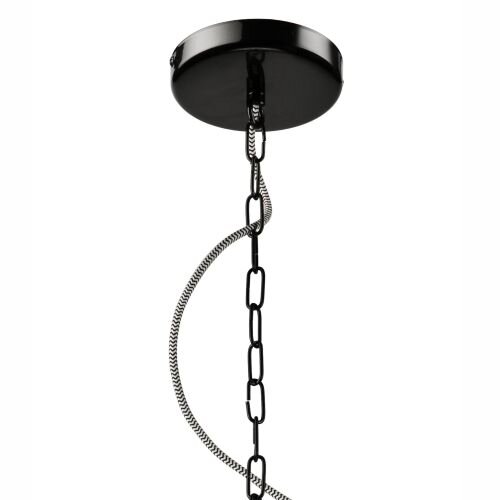 Noir Lampe suspendue Métal Design Table à manger