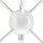 Lampe à suspendre élégante ANETHA Blanc Table à manger moderne