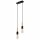 Suspension CHANIA Noir long Lampe de table à manger