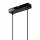 Suspension CHANIA Noir long Lampe de table à manger