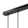 Lampe à suspendre CHANIA Noir long Lampe de table à manger