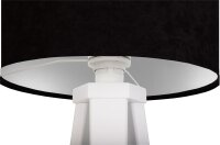 Tripod lampe de table noir argenté rétro...
