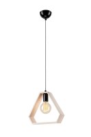 Lampe à suspendre LIA Noir Bois Salle à...