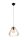 Lampe &agrave; suspendre LIA Noir Bois Salle &agrave; manger Lampe