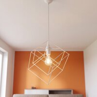 Extraordinaire lampe à suspendre AGATRIA Blanc Design