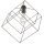 Suspension angulaire AGATRIA Anthracite Lampe design