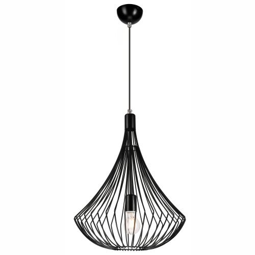 Design Suspension Noir Métal Lampe à suspendre