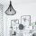 Design Suspension Noir Métal Lampe à suspendre