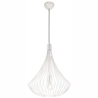 Suspension Blanc M&eacute;tal rond Design moderne