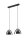 H&auml;ngelampe Metall 2-flmg E27 elegante Loft K&uuml;che