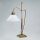 Lampe de table Art Nouveau en laiton v&eacute;ritable C2