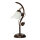 Tischlampe Glasschirm Ambiente Shabby Braun antik