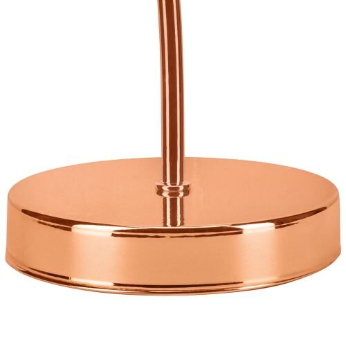 Lampe de table en métal cuivre Moderne H:32cm Lampe