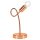 Lampe de table en métal cuivre Moderne H:32cm Lampe