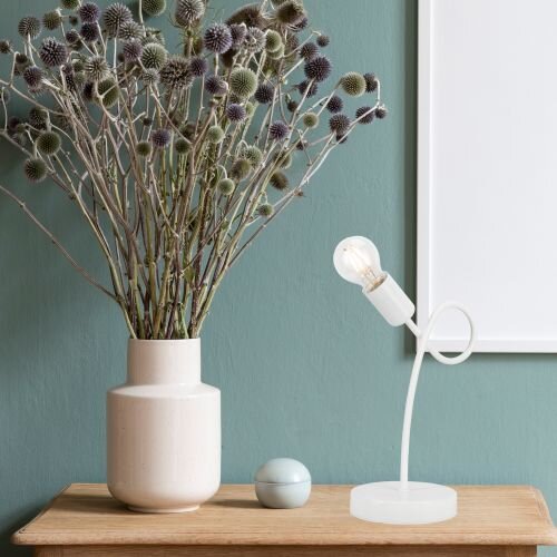 Lampe de table en métal Éclairage blanc Moderne H:32cm