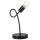 Lampe de table MADALYNN Noir Moderne H:32cm Métal