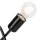 Lampe de table MADALYNN Noir Moderne H:32cm Métal
