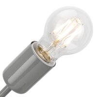 Lampe de table en métal Gris H:32cm stylé...