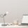 Lampe de table en métal Gris H:32cm stylé MADALYNN
