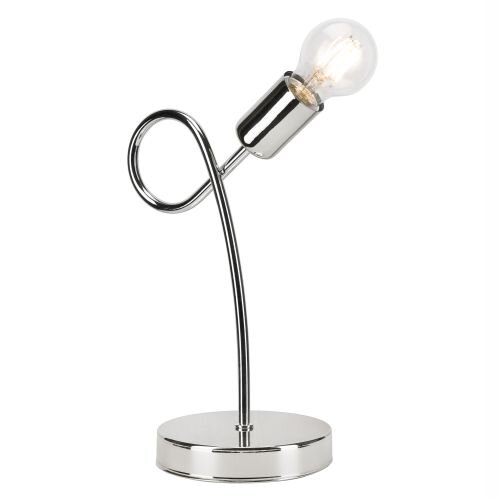 Lampe de table MADALYNN Chrome Moderne H:32cm Métal