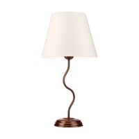 Lampe de table Crème Campagne ronde 52cm Lampe ronde