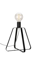 Lampe de table noir m&eacute;tal 31cm Lampe design