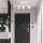 Plafonnier blanc Aluminium 3-flmg Moderne