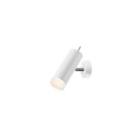 Spot à poser orientable blanc aluminium rond