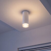 Spot Luminaire Blanc Aluminium rond polyvalent BALIA