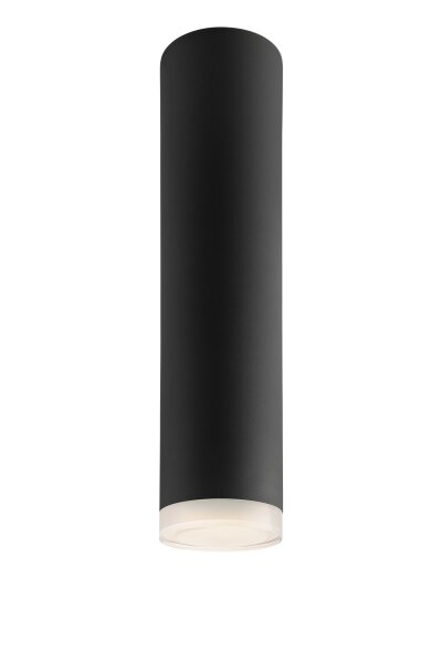 Lampe Spot Noir Moderne ronde Lampe en aluminium