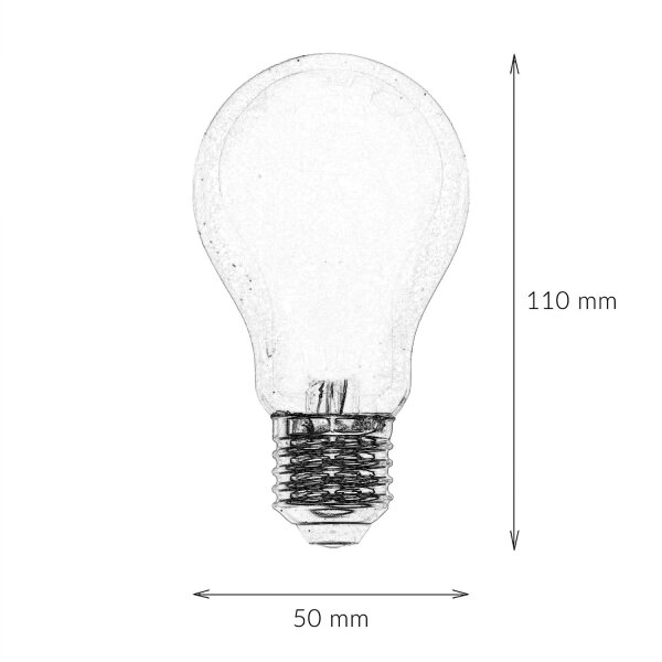 LED Leuchtmittel E27 2700 K 800 lm 7W Dimmbar - LM10046