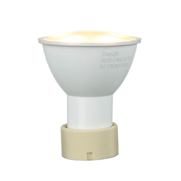 LED Leuchtmittel GU10 Fassung 3 Watt 3000 K 260 lm - LM10048