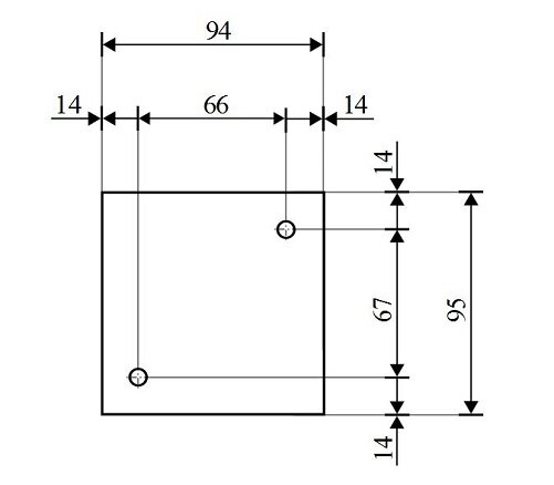 LED Außenleuchte Wand klein B: 9 cm IP44 Haus Eingang