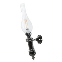 Lampe murale de style GRETA chrome Art Nouveau salle de...
