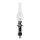 Lampe murale de style GRETA chrome Art Nouveau salle de bain couloir